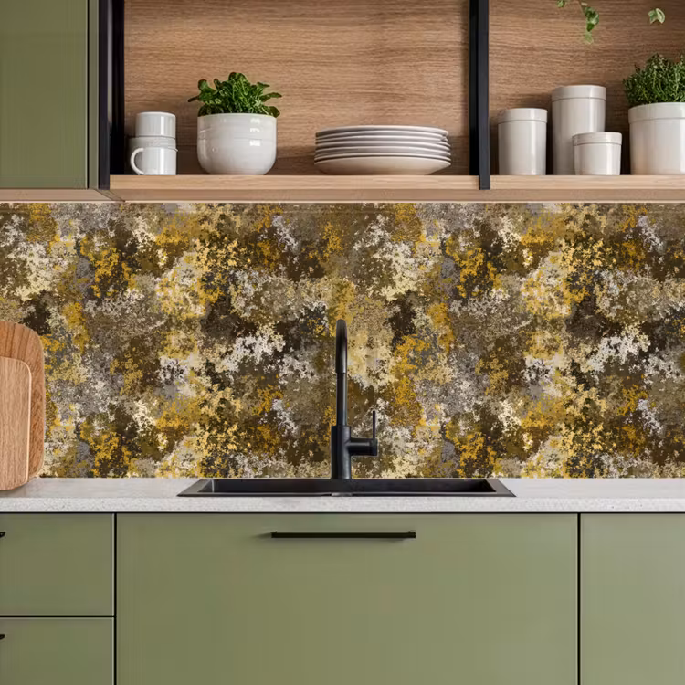 Kitchen splashback - Stains - Black - Yellow - Rust — 8