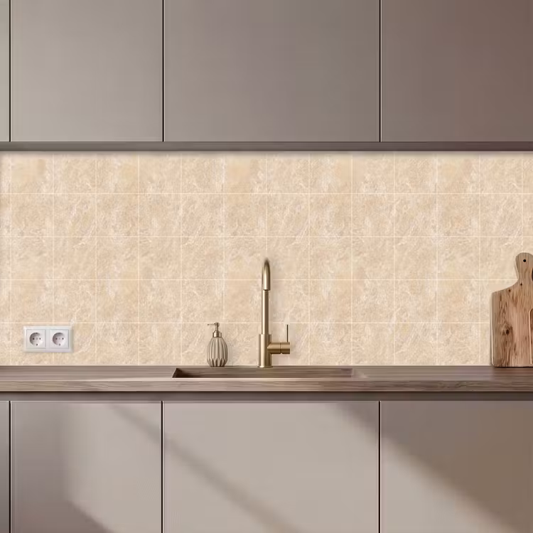 Kitchen splashback - Marble - Tiles - Beige — 1