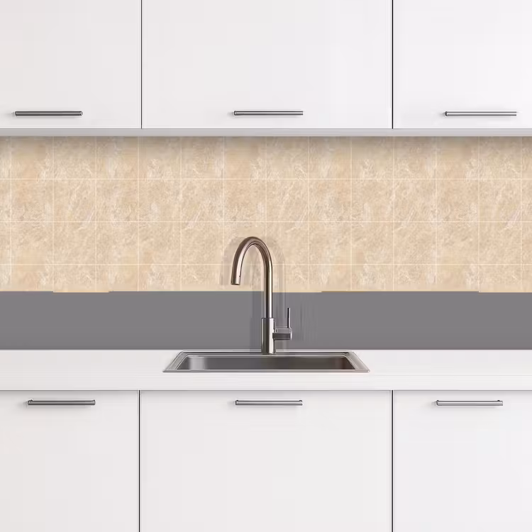 Kitchen splashback - Marble - Tiles - Beige — 4