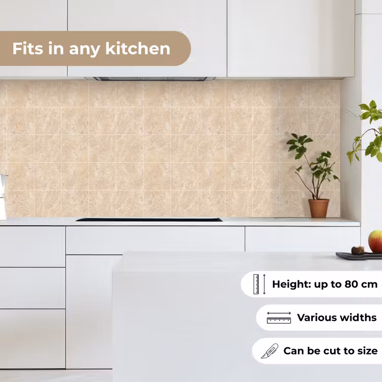 Kitchen splashback - Marble - Tiles - Beige — 7