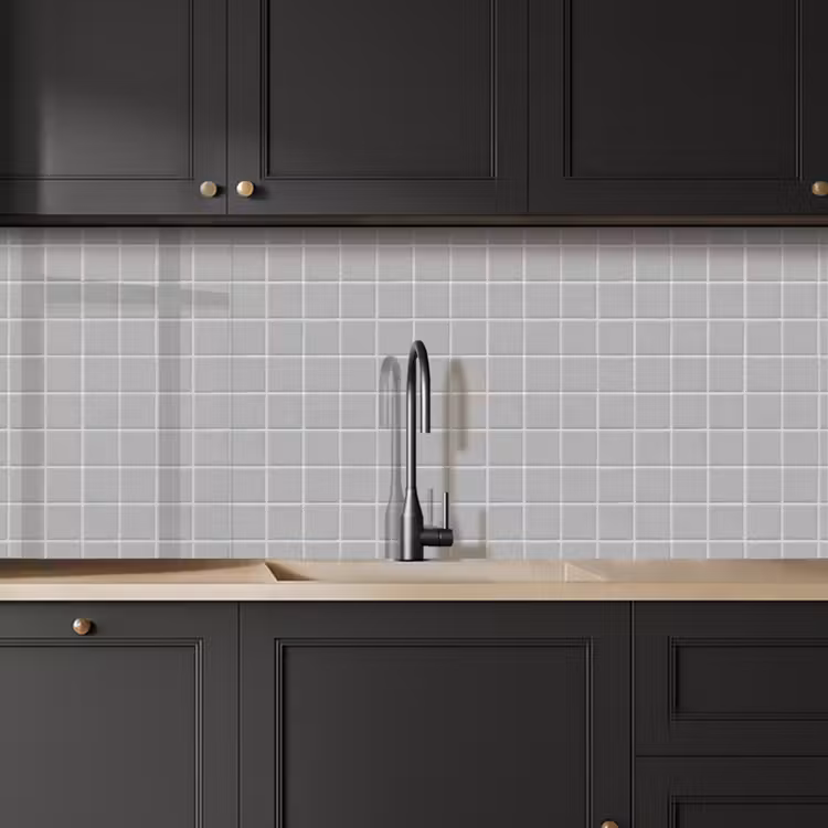 Kitchen splashback - Mosaic - Tiles - Gray — 6