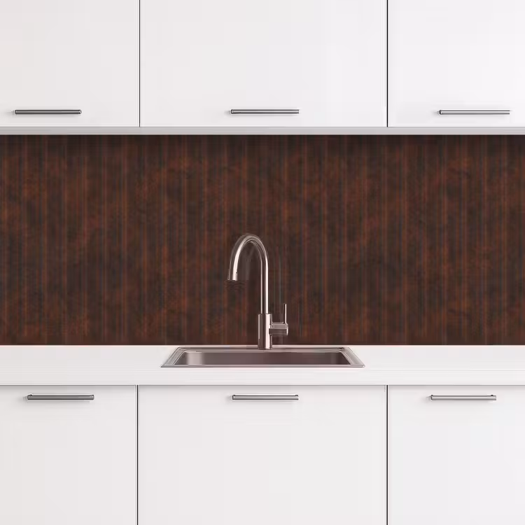 Kitchen splashback - Rust - Lines - Pattern — 4
