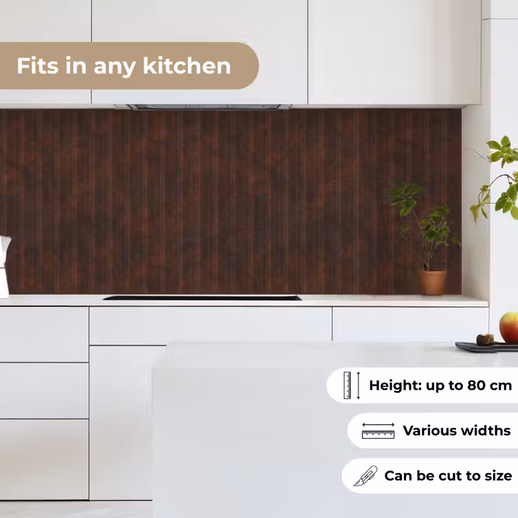 Kitchen splashback - Rust - Lines - Pattern — 7
