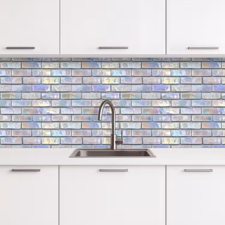 Kitchen splashback - Shiny - Wall - Stones — 4