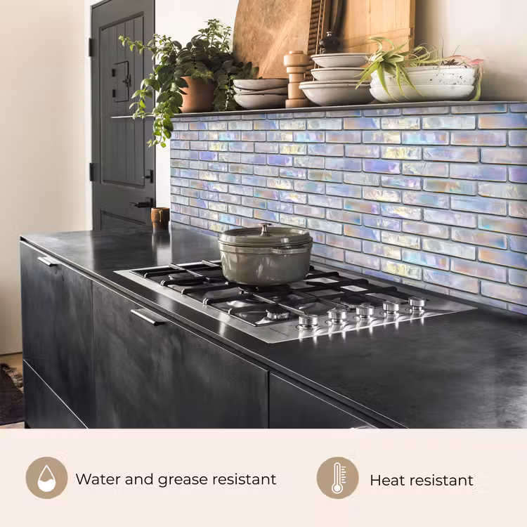 Kitchen splashback - Shiny - Wall - Stones — 5