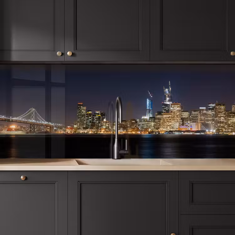 Kitchen splashback - Lighting - Sky - Skyscrapers - Skyline — 6