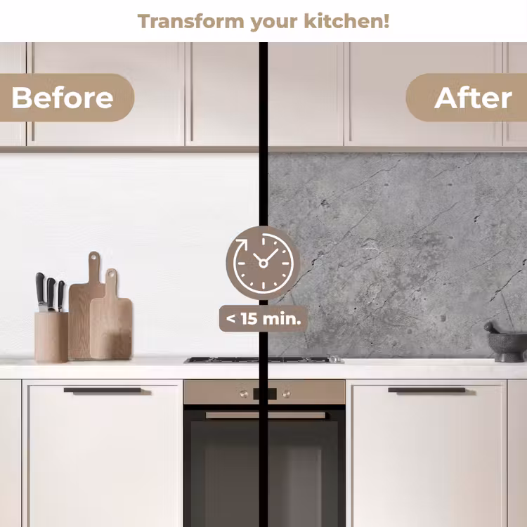 Kitchen splashback - Patterns - Concrete - Old — 3
