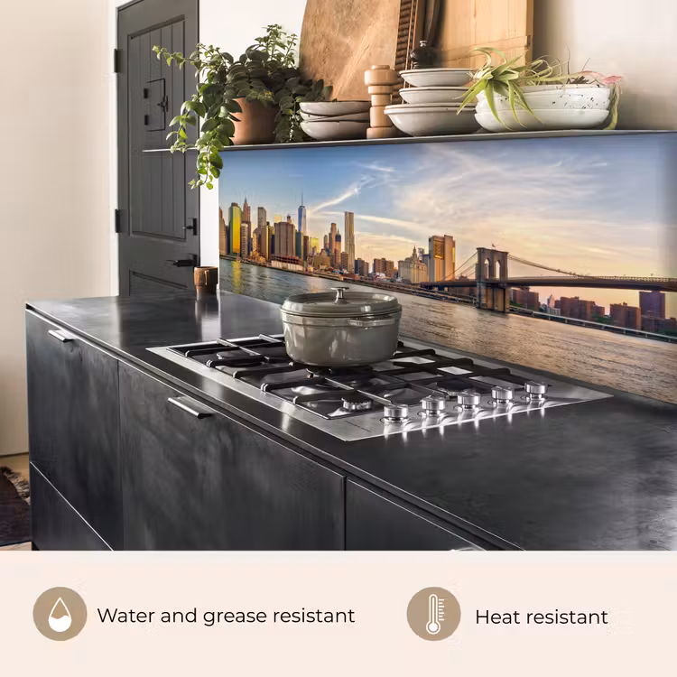 Kitchen splashback - Skyline - New York - Bridge - Skyscrapers — 5