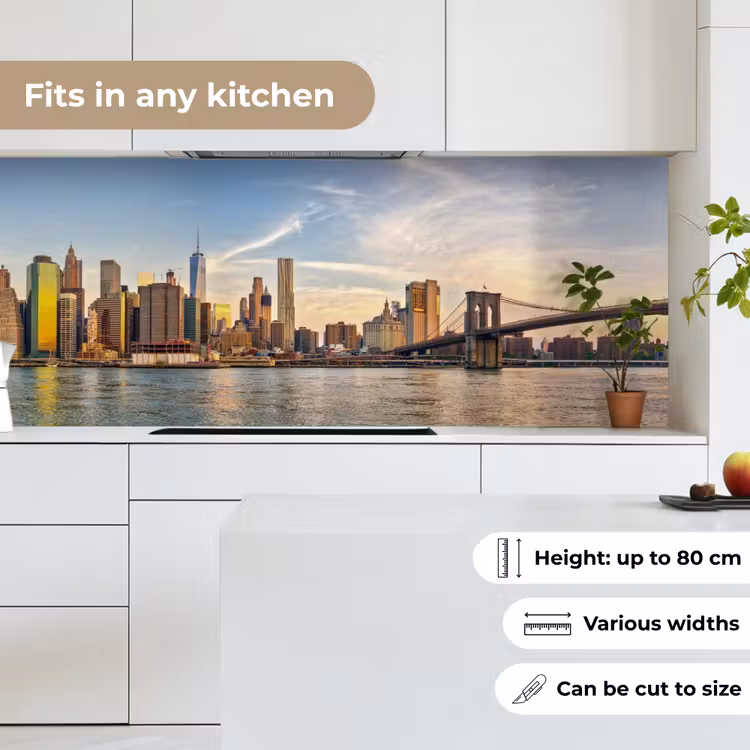 Kitchen splashback - Skyline - New York - Bridge - Skyscrapers — 7