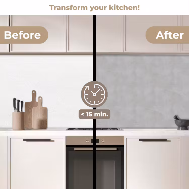 Kitchen splashback - Stone - Patterns - Concrete — 3