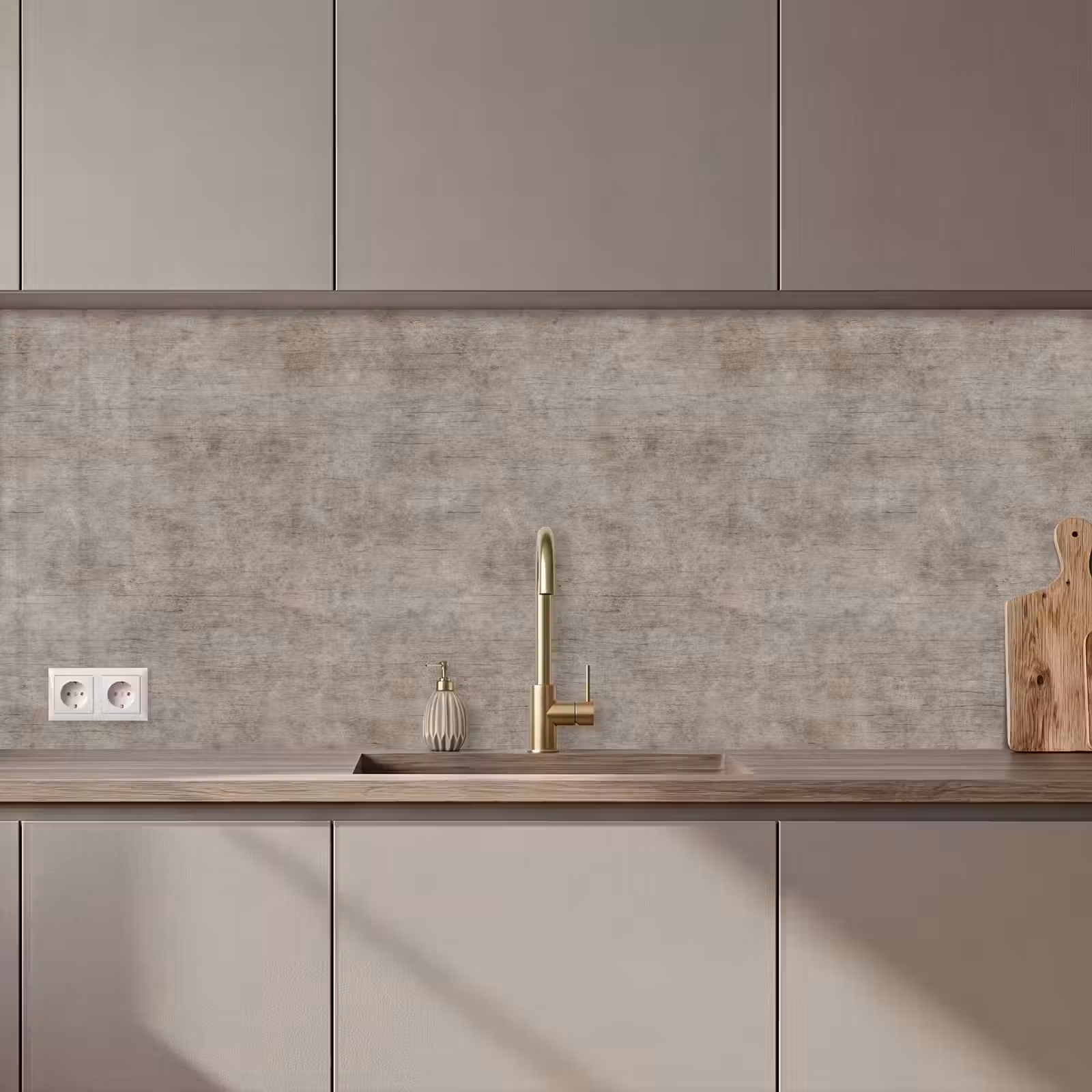 Kitchen splashback - Retro - Concrete - Pattern — 1