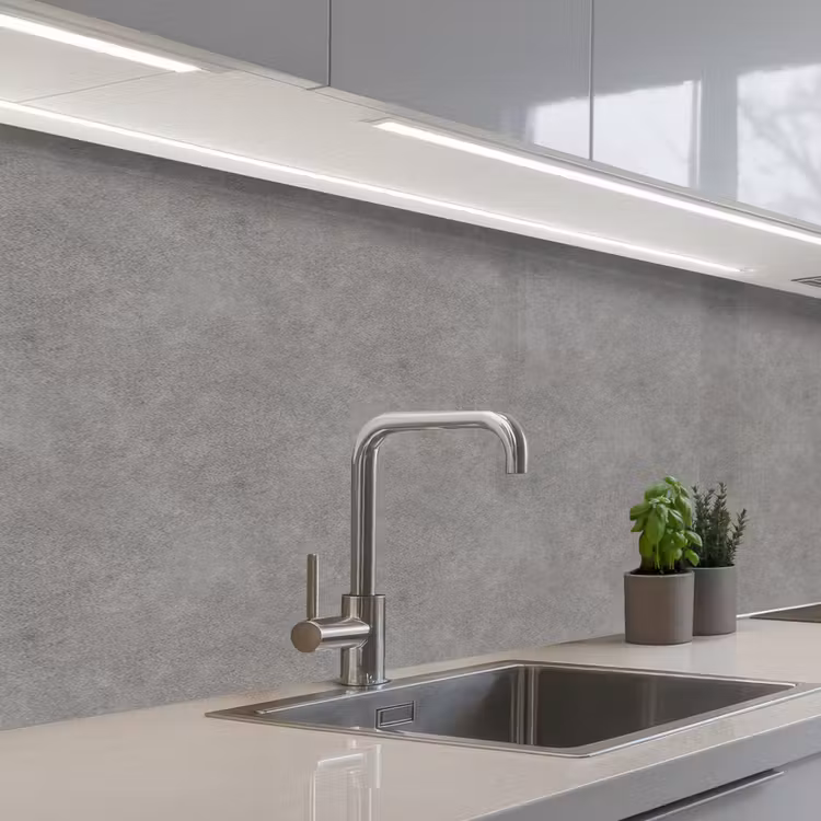 Kitchen splashback - Industrial - Patterned - Concrete — 2