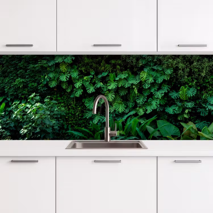 Kitchen splashback - Nature - Forest - Green - Monstera — 4