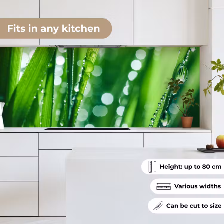 Kitchen splashback - Nature - Grass - Green — 7