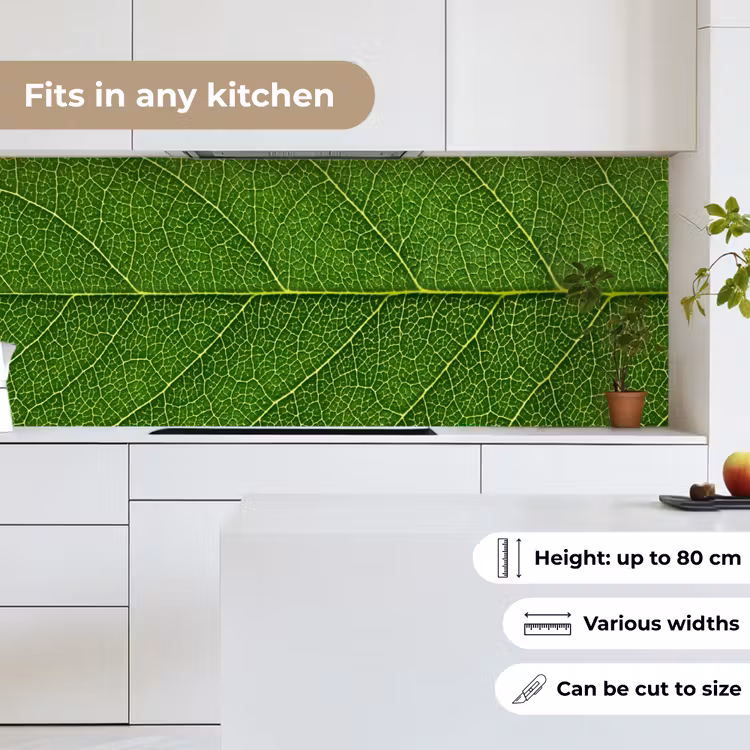 Kitchen splashback - Nature - Leaf - Green — 7