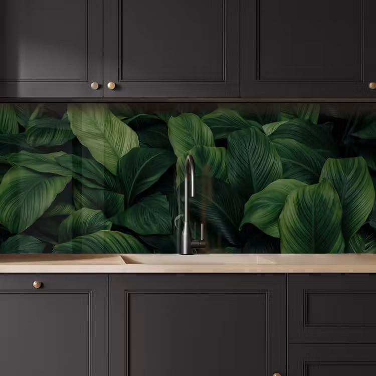 Kitchen splashback - Nature - Tropical - Leaves - Green — 6