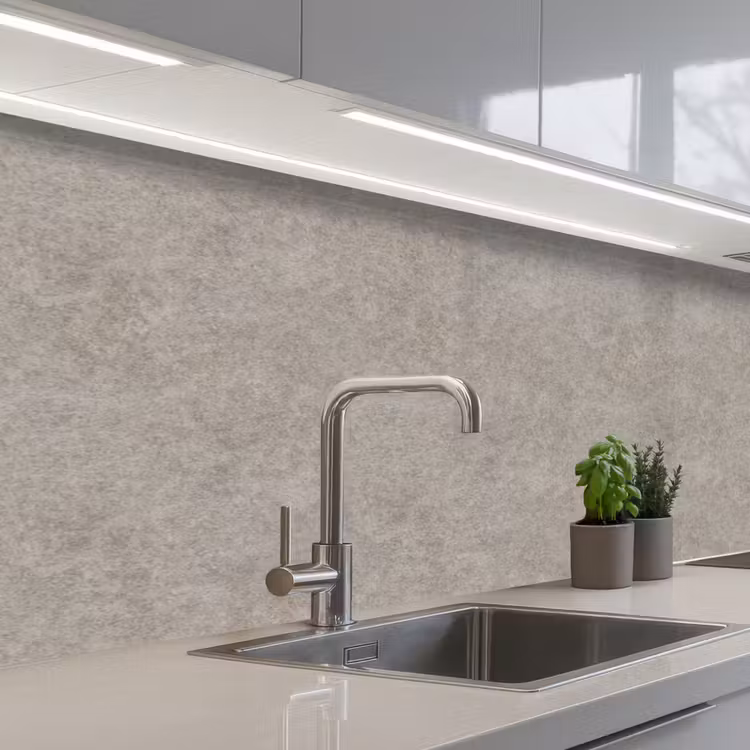 Kitchen splashback - Pattern - Concrete - Grey — 2