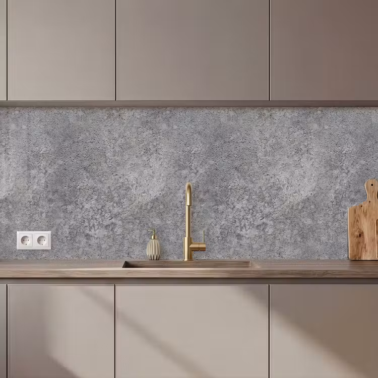 Kitchen splashback - Patterns - Industrial - Concrete — 1
