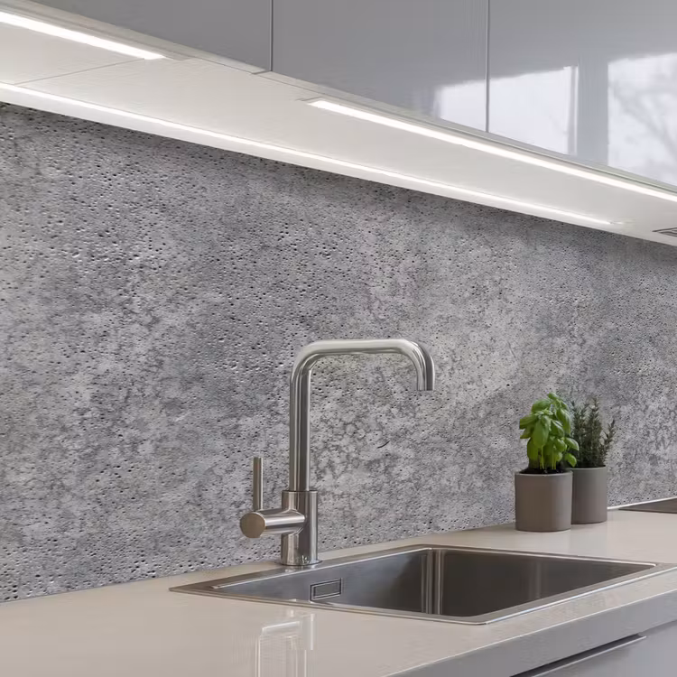 Kitchen splashback - Patterns - Industrial - Concrete — 2