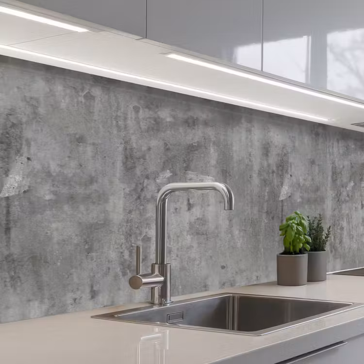 Kitchen splashback - Rust - Concrete - Pattern — 2