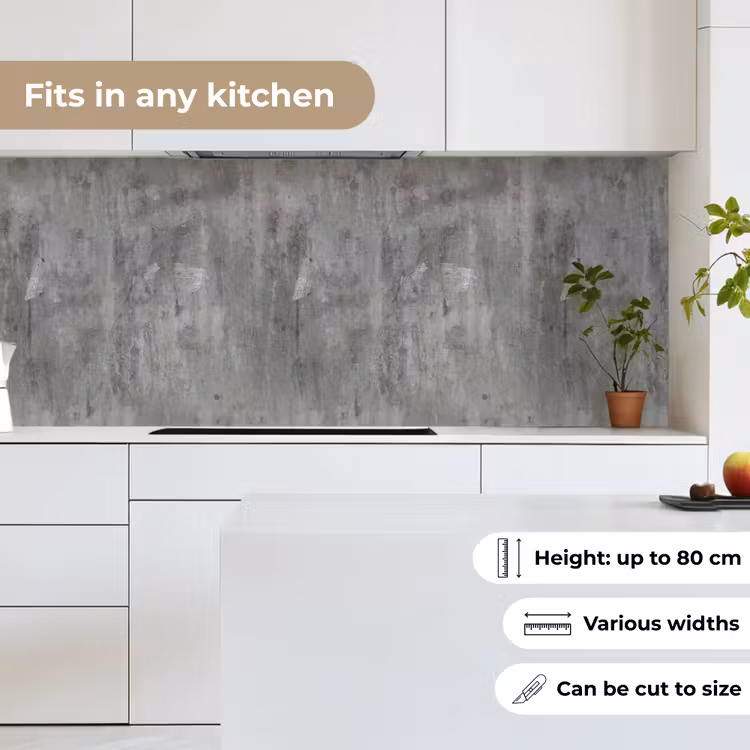 Kitchen splashback - Rust - Concrete - Pattern — 7
