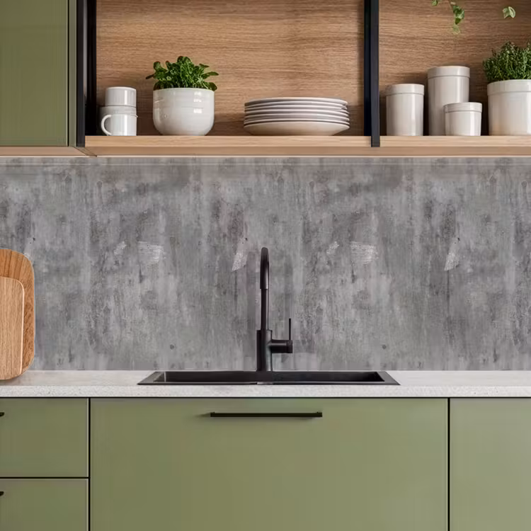 Kitchen splashback - Rust - Concrete - Pattern — 8