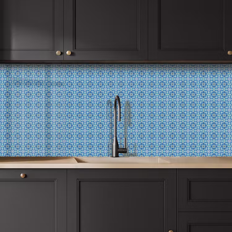 Kitchen splashback - Tiles - Mosaic - Turquoise - Blue — 6