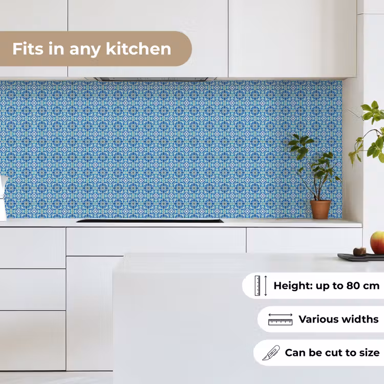 Kitchen splashback - Tiles - Mosaic - Turquoise - Blue — 7
