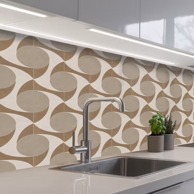 Kitchen splashback - Timeless - Balance - Beige - Taupe — 2