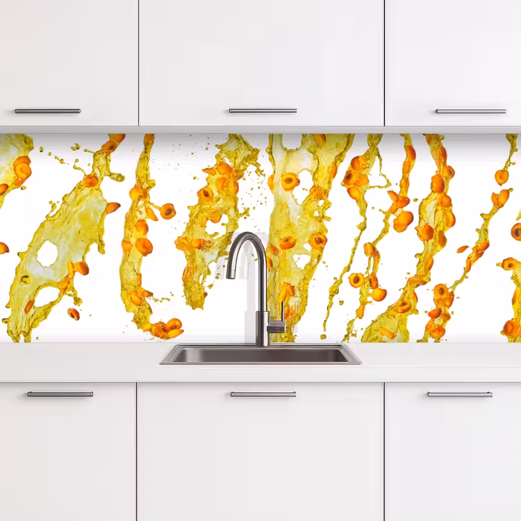 Kitchen splashback - Orange - Yellow - Splash - Fruit — 4