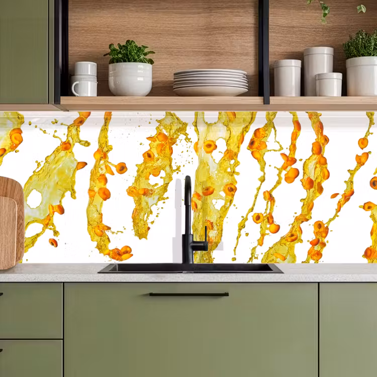 Kitchen splashback - Orange - Yellow - Splash - Fruit — 8
