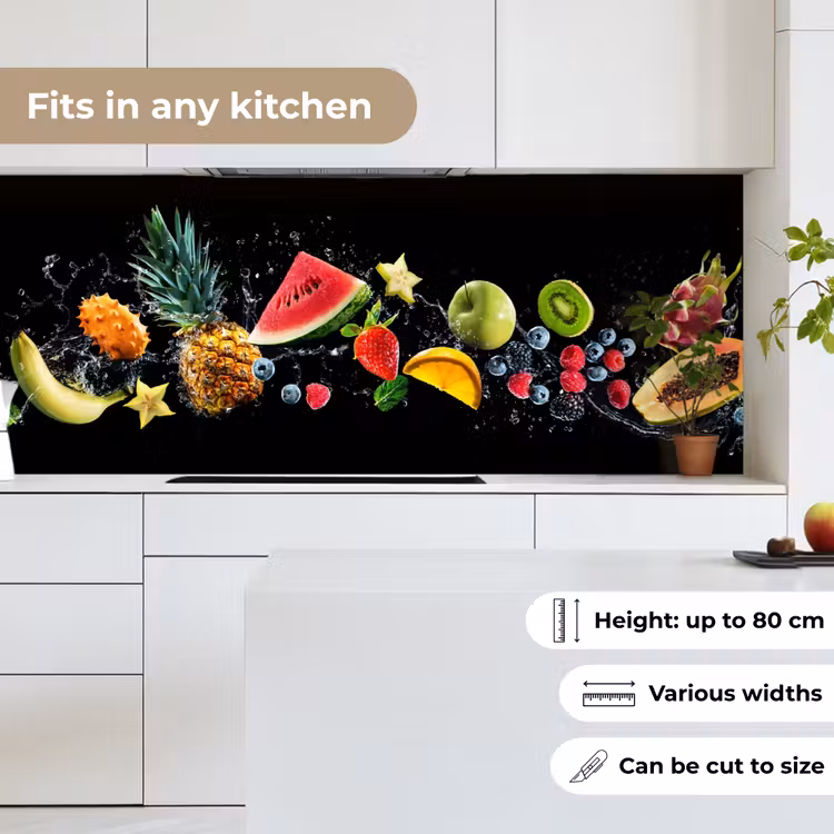 Kitchen splashback - Splash - Fruit - Black — 7