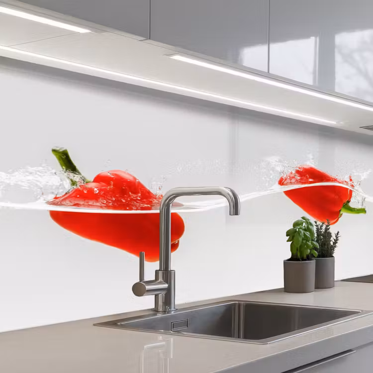 Kitchen splashback - Splash - Vegetable - Red — 2