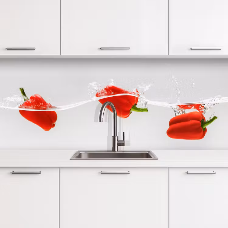 Kitchen splashback - Splash - Vegetable - Red — 4