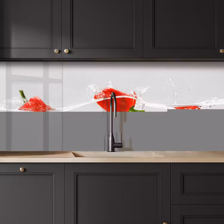 Kitchen splashback - Splash - Vegetable - Red — 6