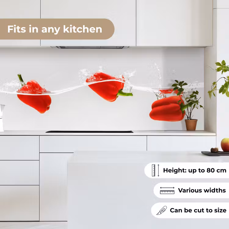 Kitchen splashback - Splash - Vegetable - Red — 7
