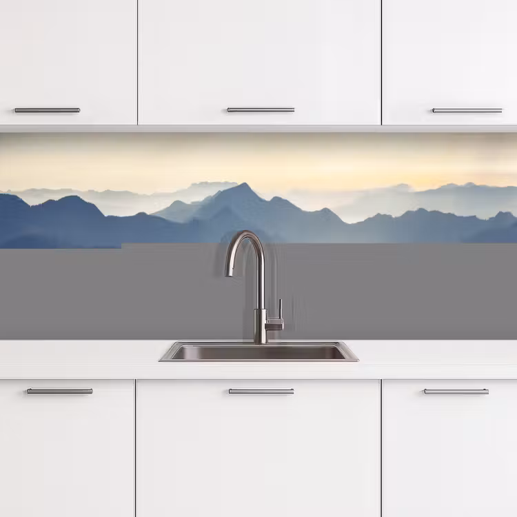 Kitchen splashback - Landscape - Mountains - Green - Nature — 4