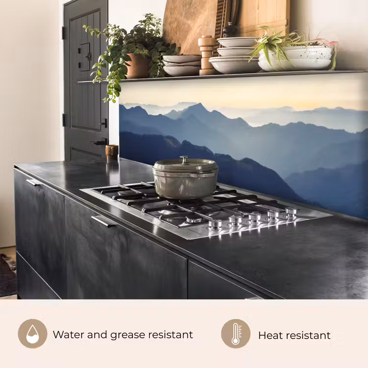 Kitchen splashback - Landscape - Mountains - Green - Nature — 5