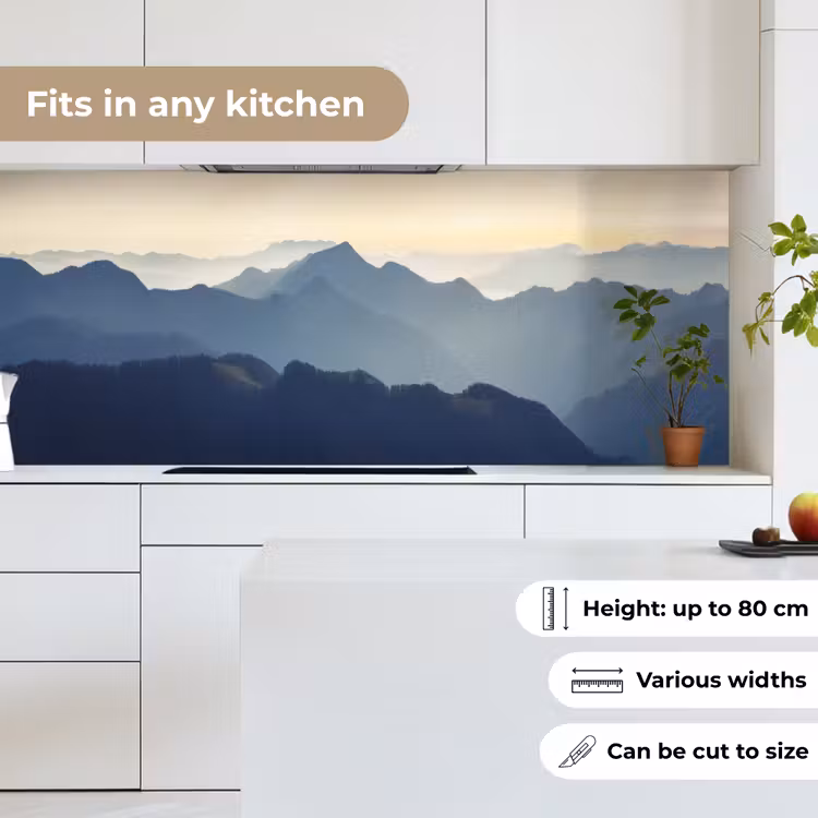Kitchen splashback - Landscape - Mountains - Green - Nature — 7