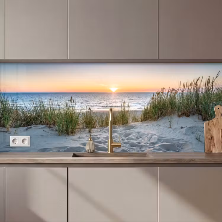Kitchen splashback - Sun - Nature - Beach — 1