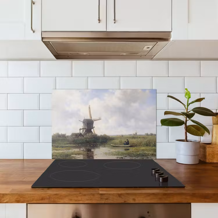Kitchen splashback for hob - In 't Gein near Abcoude — 3