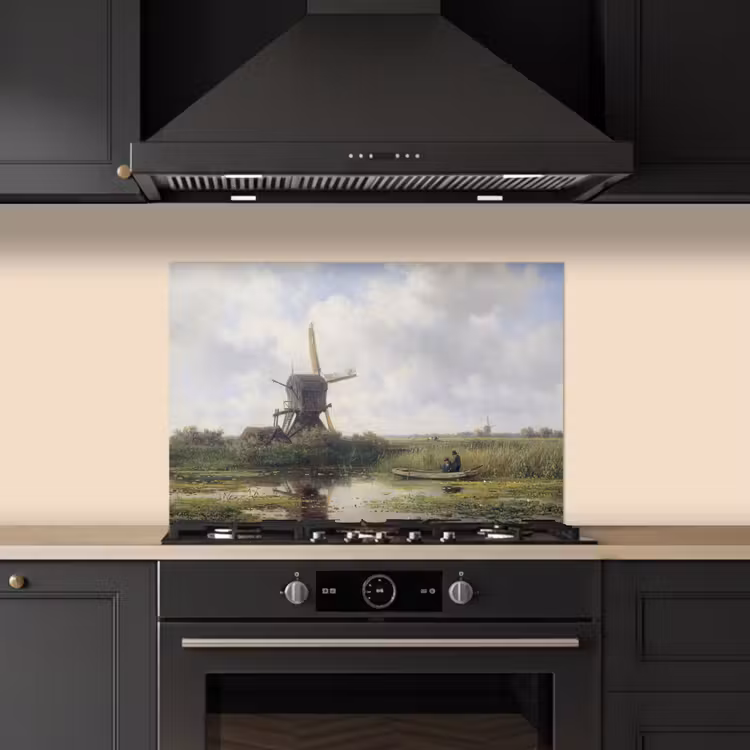 Kitchen splashback for hob - In 't Gein near Abcoude — 5