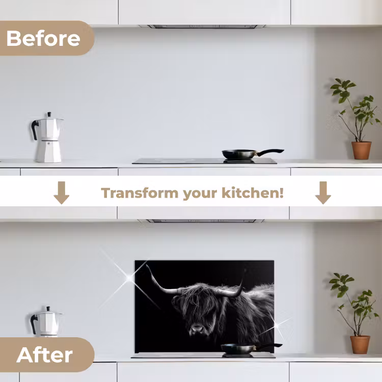 Kitchen splashback for hob - Silent Power — 7