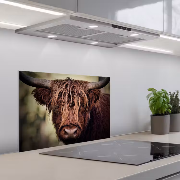 Kitchen splashback for hob - View of the Wilderness — 1