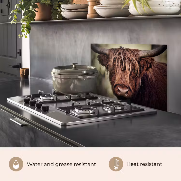 Kitchen splashback for hob - View of the Wilderness — 2
