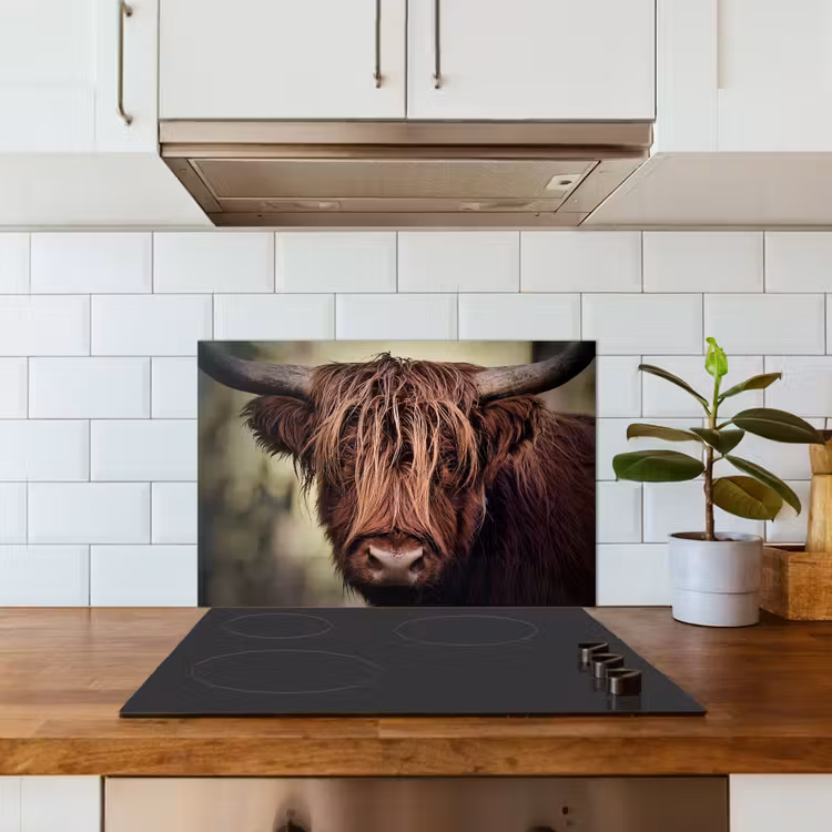 Kitchen splashback for hob - View of the Wilderness — 3
