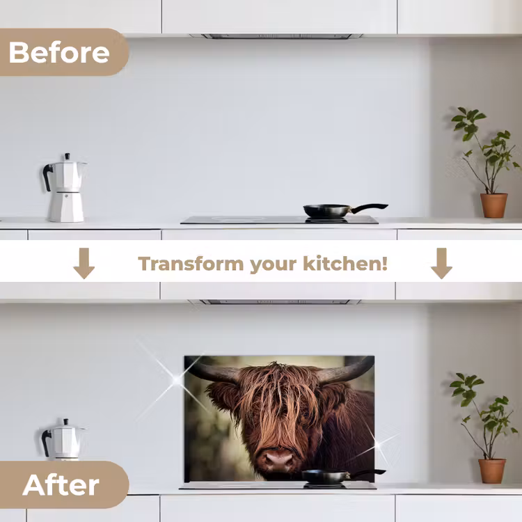 Kitchen splashback for hob - View of the Wilderness — 7