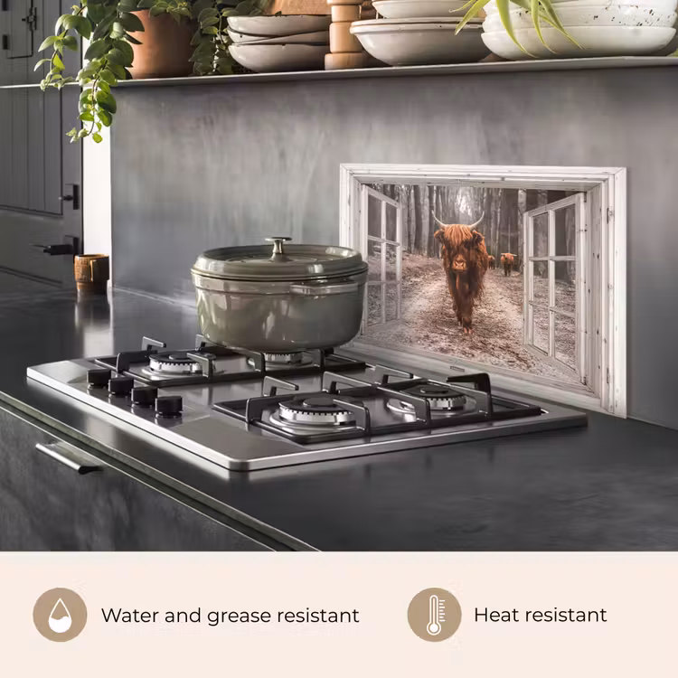 Kitchen splashback for hob - Window on the Wilderness — 2