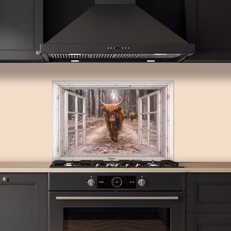 Kitchen splashback for hob - Window on the Wilderness — 5