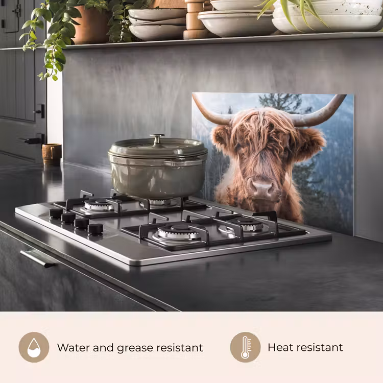 Kitchen splashback for hob - Highland Guardian — 2